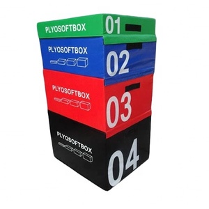 Équipements de gym fabriqués directement en usine, ensembles de boîtes de saut pliométriques en mousse souple 3-en-1 <span class=keywords><strong>CROSSMAX</strong></span> CF055 - Product Image 1