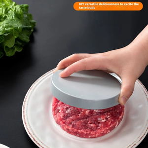 Máquina para hacer hamburguesas al por mayor, prensa de carne para hamburguesas para el hogar, molde redondo para hacer desayunos, de aluminio - Product Image 4