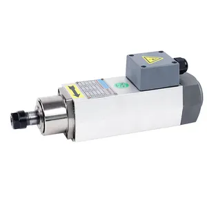 High Speed Air Cooled 12000rpm 220v 380v ER16 0.75kw Spindle Motor for CNC Router Wood working Aluminum Drilling Milling Machine