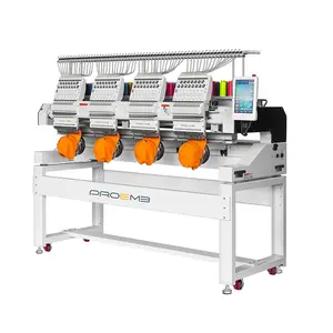 PROEMB-máquina de bordado múltiple, 4 cabezales, 12/15 colores, gran oferta en EE. UU.