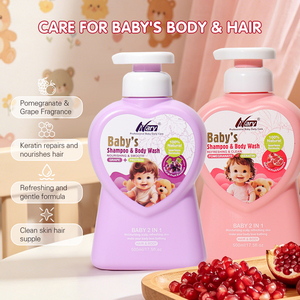 Nary Baby Champú y Gel de Baño 2 en 1 con Queratina 500ml Venta al por Mayor para Niños/Gel de Ducha Fórmula Sin Lágrimas Productos para <span class=keywords><strong>el</strong></span> Cuidado del Bebé - Product Image 2