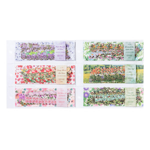 20 pegatinas por paquete. Serie de Ramas de Flores Silvestres de Montaña, Adhesivos Decorativos para Cuadernos con Paisajes Florales Naturales para Manualidades - Product Image 5