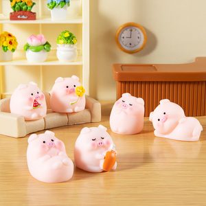 <span class=keywords><strong>ตุ๊กตา</strong></span>หมูเรซิ่นขนาดเล็กแบบขายส่งและของตกแต่งรูปสัตว์สำหรับบ้าน<span class=keywords><strong>ตุ๊กตา</strong></span>จิ๋ว DIY สวนเทพนิยาย ของตกแต่งบ้านบนโต๊ะ - Product Image 5