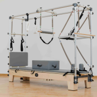 Máquina de Pilates Reformer Explosive Models, Equipo de Pilates para el Hogar, Plataforma Reformer, Colchoneta, Cama Reformer de Pilates