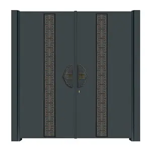 Puerta de jardín de aluminio personalizada de fábrica, puerta de jardín, puertas de jardín de aluminio