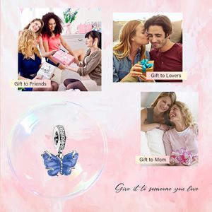 Bracelet et collier en argent 925 Amuefer avec des motifs de papillon et de tortue, style punk pour femmes, cadeaux d'anniversaire et de voyage - Product Image 4