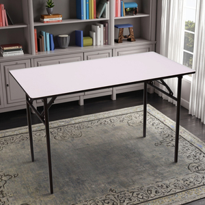 Escritorio ejecutivo moderno, muebles de oficina y hogar con metal de madera y materiales de hierro para comedor, escuela y gimnasio - Product Image 6