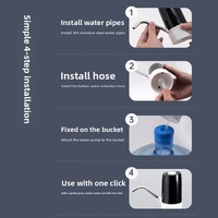 Nouvelle Pompe à Eau Potable Électrique Mini Portable avec Contrôle Automatique à un Bouton pour Distribution d'Eau