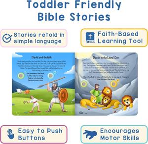 Historias bíblicas cristianas 13 historias y oraciones <span class=keywords><strong>para</strong></span> los más pequeños Libros musicales <span class=keywords><strong>para</strong></span> niños pequeños - Product Image 4
