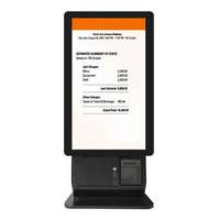 Système de point de vente pour restaurant Tout-en-un Écran tactile Mural Kiosque de commande et de paiement en libre-service