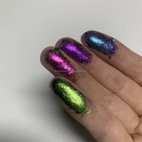 Palette de fards à paupières multichromes caméléon duochrome, pigments à forte variation de couleur, fards à paupières trichromes