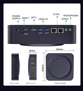 Win11 Pro rtxmasaüstü bilgisayar 6GB oyun 12900 bilgisayar I9 13620H 32G pcipcie4 13Th Gen ofis oyun Mini PC I7 H çift Lan 4K - Product Image 4