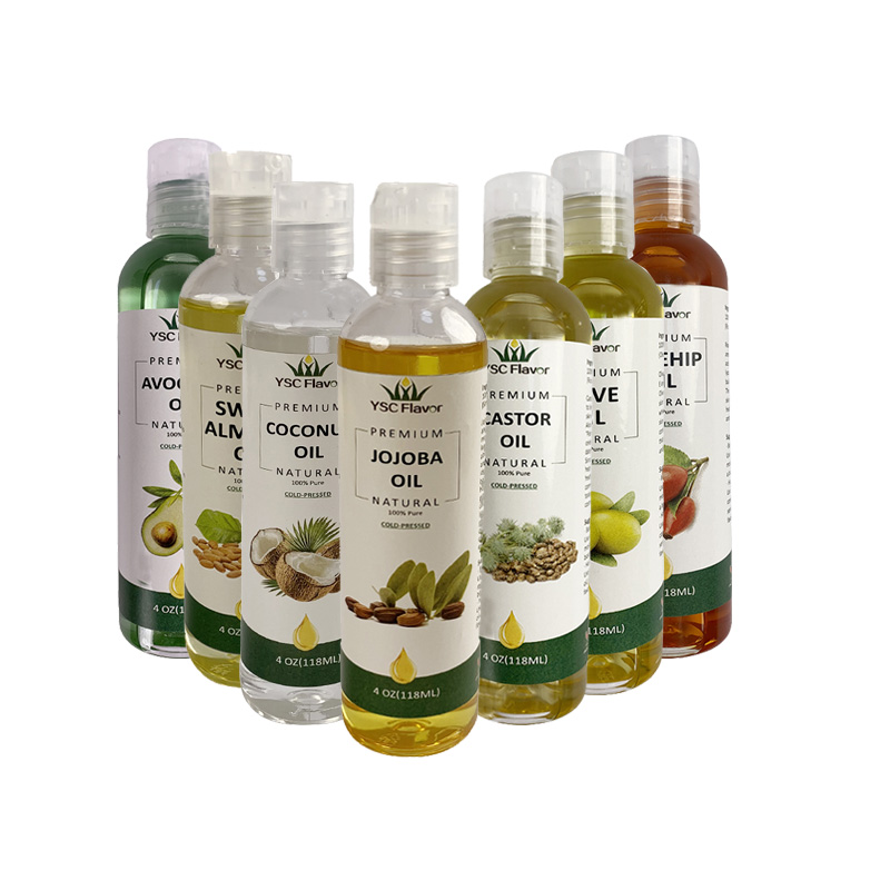 Carrier Oil Beauty 100% Pure Rosehip Castor Sweet Almond Jojoba Avocado Oil for Skin Body Hair Care
