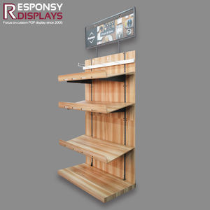 Grand présentoir de sol multifonction en métal personnalisé pour articles de cuisine et ustensiles de cuisine - Product Image 4