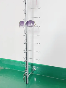 Nhà máy hợp kim nhôm treo tường kính hiển thị đứng Kính mát hiển thị đứng kính khung với khóa - Product Image 4