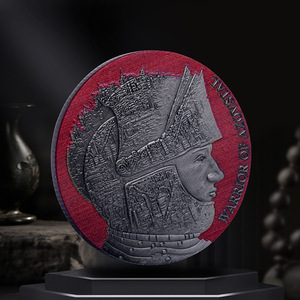 Réplica de Moneda de Plata Antigua del Guerrero de Azovstal de Niue, Alta Calidad con Caja - Product Image 5