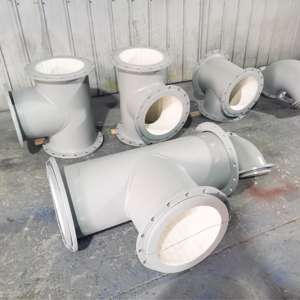 उच्च पहनने वाले क्षेत्र की सुरक्षा के लिए एल्युमिना सिरेमिक पैच लाइन स्टील पाइप लाइन स्टील पाइप - Product Image 3