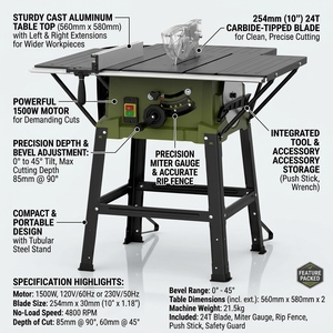 <span class=keywords><strong>Scie</strong></span> à table 4800 tr/min, machine à couper le bois coulissante, <span class=keywords><strong>scie</strong></span> à onglet <span class=keywords><strong>circulaire</strong></span> composée, lame TCT, <span class=keywords><strong>scie</strong></span> à table pour le travail du bois - Product Image 3