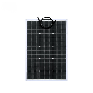 แผงโซลาร์เซลล์แบบยืดหยุ่น 100W ประสิทธิภาพสูง 23% เกรด A โมโนคริสตัลไลน์ 18V กันน้ำ สำหรับตั้งแคมป์ รถยนต์ เรือ - Product Image 6
