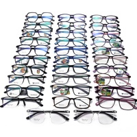 Monturas de Gafas Ópticas Cuadradas de Plástico TR90 Flexibles al por Mayor, Gafas Promocionales para Hombre y Mujer