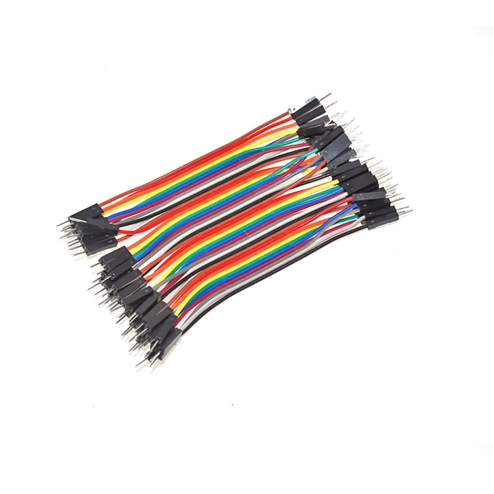 Okystar 10cm Male To Male 40Pin Breadboard Jumper Wires DuPont Line Cable