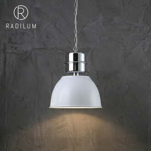 <span class=keywords><strong>Suspension</strong></span> industrielle en fer, style vintage rétro nordique, blanc chromé, pour café, bar, restaurant, <span class=keywords><strong>cuisine</strong></span> – Vente en gros directe usine - Product Image 1