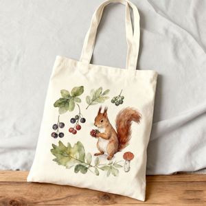 Custom Printed Travel Canvas Tote Bag Reusable Women's Tote Shopping Bag for Grocery - Product Image 1