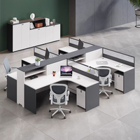 Bureau de bureau simple poste de travail d'entreprise poste de travail du personnel bureau des employés