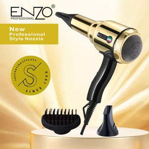 Asciugacapelli Professionale Portatile <span class=keywords><strong>ENZO</strong></span> ad Alta Potenza con Funzione Ionica e Ugello Metallico ad Alta Velocità per Uso Domestico e in Auto - Product Image 3