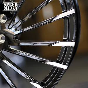 Rines de Aleación de Aluminio Forjado de 22 Pulgadas ET42.5 Negros, 5x120, Rines Personalizados de Múltiples Radios para Land Rover - Product Image 5