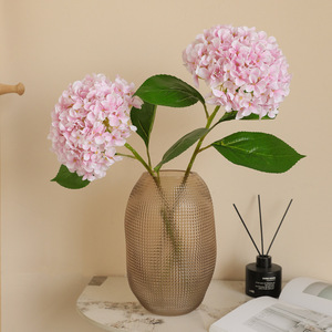 Offre Spéciale <span class=keywords><strong>fausse</strong></span> <span class=keywords><strong>fleur</strong></span> tige unique hortensia artificielle soie mariage noël fête des mères remise des diplômes nouvel an décor à la maison - Product Image 3