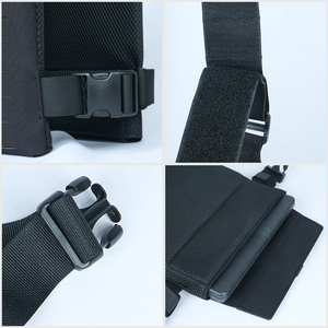 Gilet tactique multifonctionnel MOLLE CS pour exercices et combat, avec porte-plaques à dégagement rapide et découpe laser - Product Image 4