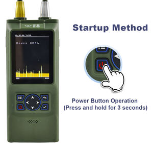 Détecteur de drone portable 100-8000 MHz, système de détection UAV portable, scanner de signal radio RF, dispositif d'alarme, protection de sécurité - Product Image 2