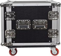 10U Dikey DJ Amfi Rafı Taşıma Çantası 3/8 ATA300 Tekerlekli