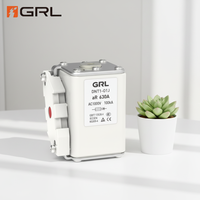 Fusibles de Bajo Voltaje GRL DNT1-O1J AC 1000V aR, Fusibles Cerámicos de 160A-630A para Protección de Equipos Semiconductores