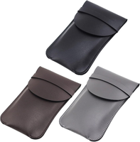 Étui pour souris en cuir PU, étui portable pour souris sans fil, pochette de protection, sac de rangement pour accessoires informatiques
