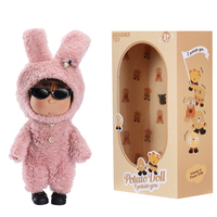 Vente en gros de poupées Kawaii à joues rondes de 24 cm, 3 styles, poupées en vinyle à habiller, collection de poupées, jouet de collection, cadeau avec boîte cadeau