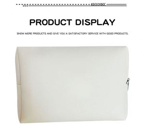 Estuche Profesional para Brochas de Maquillaje, Bolsa de Cosméticos de PU Blanca, Impermeable, para Viaje, para Mujer, de Fábrica con Certificación BSCI - Product Image 3