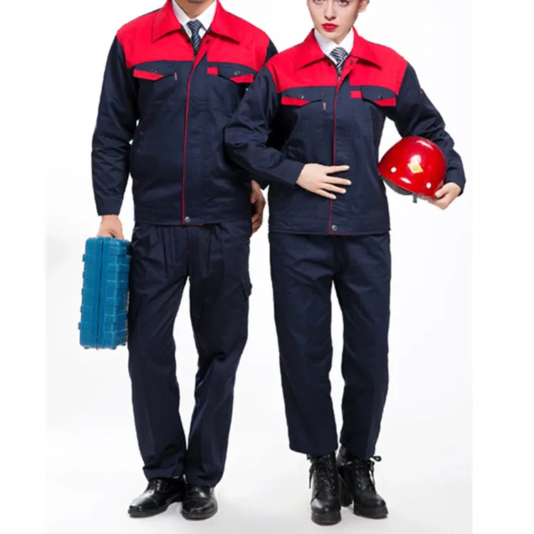 factory construction industrial custom long sleeve safety worker wear workers uniform