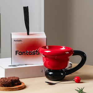 Grande tasse créative à sublimation en céramique Tasses à café thé lait élégantes avec coffret cadeau de vacances de grande valeur et boîte cadeau élégante - Product Image 5