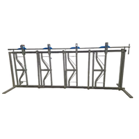 Produit fiable : Barrière d'alimentation de type Headlock pour bovins, galvanisée, résistante à l'usure, solide et durable, équipement pour ferme laitière