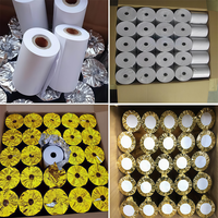 Papel Térmico para Facturación Crisp Print de 55 g/m², 80x70 mm, Secado Rápido, Antidecoloración, para Comercio Minorista, Supermercados y Oficinas