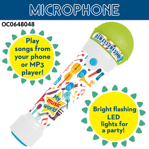 Design popolare piccolo mini giocattolo di plastica microfono senza fili per bambini macchina da canto gioco karaoke - Product Image 2