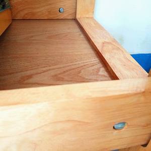 Banc de travail en bois massif pour le travail du bois, outil d'enseignement multifonctionnel, armoire avec pièces neuves - Product Image 2