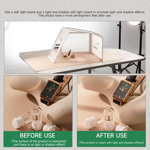 Diffuseur <span class=keywords><strong>de</strong></span> lumière pliable A3 YEAH pour photos, simule la lumière du soleil, panneau d'ombrage pour petits produits, bijoux, cosmétiques - Product Image 4