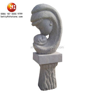 Mãe crianças jardim abstrato mulher pedra natural amor figura pedra estátua arte escultura e esculturas humanas tamanho longo 180 cm - Product Image 5