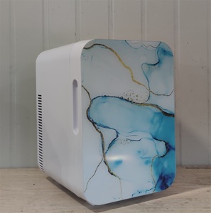 Nuevo diseño 8L/10L de cuidado de la piel de la nevera de escritorio mármol <span class=keywords><strong>Mini</strong></span> color maquillaje belleza Frigo - Product Image 6