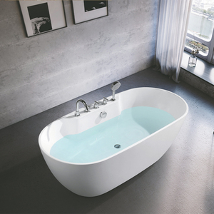 Baignoire d'angle autoportante en acrylique blanche au design moderne, populaire, pour usage intérieur et portable, idéale pour appartement - En promotion - Product Image 2