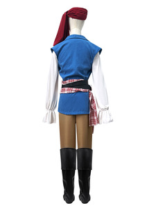 Disfraz <span class=keywords><strong>de</strong></span> Halloween Europeo Americano, Uniforme <span class=keywords><strong>de</strong></span> Juego, Disfraz <span class=keywords><strong>de</strong></span> Pirata del Caribe para Hombre y Mujer, Disfraz <span class=keywords><strong>de</strong></span> Capitán Marinero para Cosplay <span class=keywords><strong>de</strong></span> TV y Cine - Product Image 3