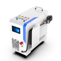 Machine de nettoyage au laser pulsé 200W 300W 500W pour surface métallique, nettoyeur laser à fibre portatif
